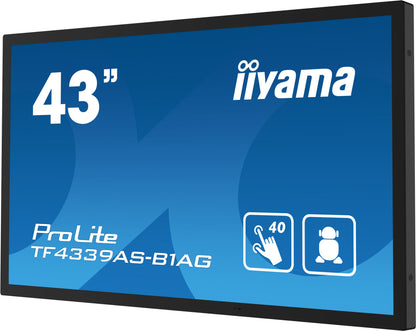 iiyama ProLite TF4339AS-B1AG 43" Open Frame All-in-One PCAP Interactive Touch Screen