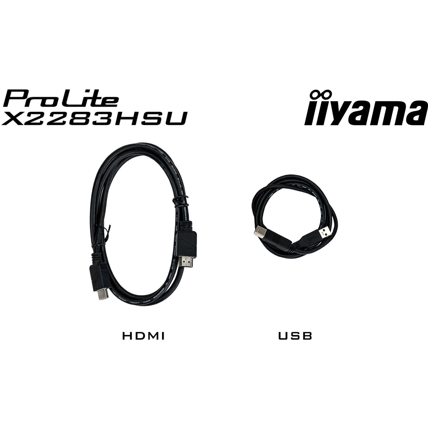 iiyama ProLite X2283HSU-B1 21.5" VA Monitor with Fixed Stand