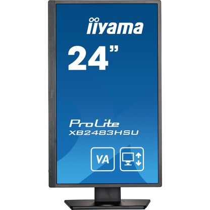 iiyama ProLite XB2483HSU-B5 24" LED Display with Height Adjust Stand