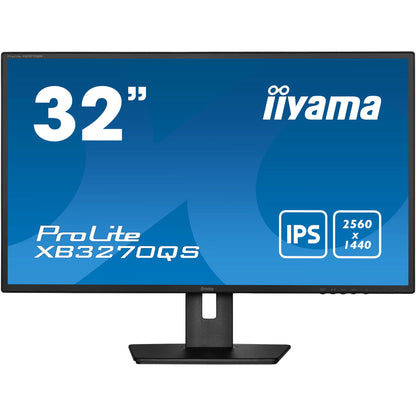 iiyama ProLite XB3270QS-B5 32" IPS Monitor with Height Adjust Stand