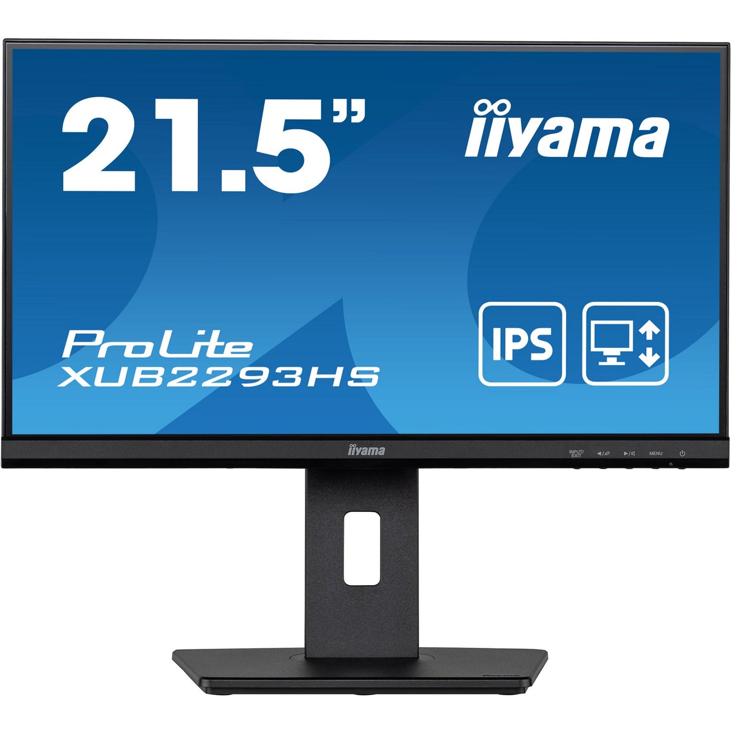 Iiyama ProLite XUB2293HS-B5 21.5” IPS 3-side Ultra Thin Border Monitor with Height Adjustable Stand