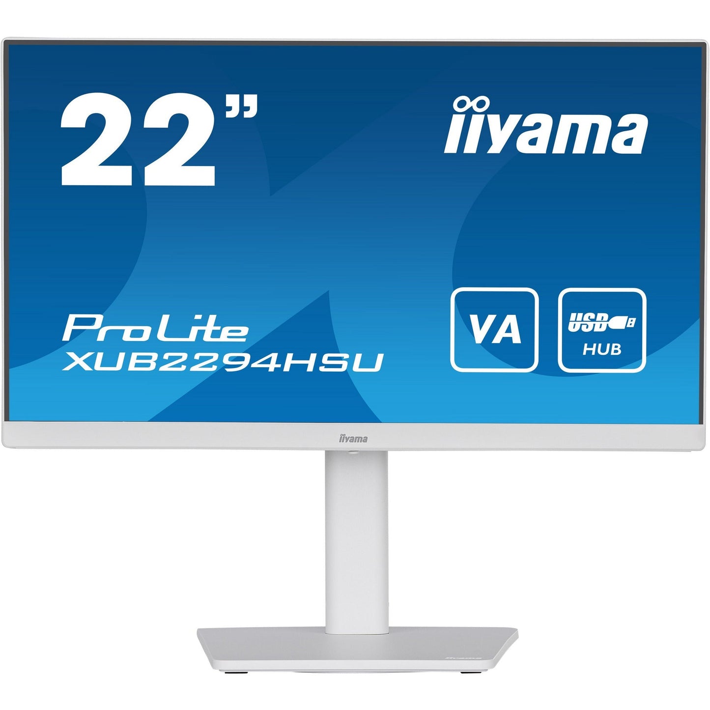 iiyama ProLite XUB2294HSU-W2 22" LCD HD Monitor in White