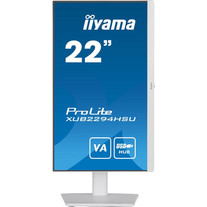 iiyama ProLite XUB2294HSU-W2 22" LCD HD Monitor in White