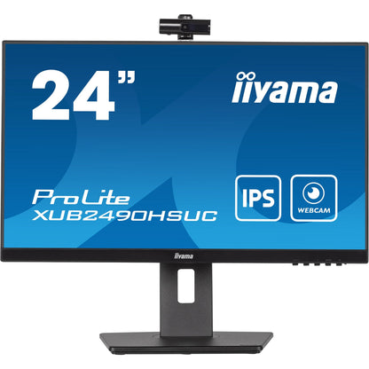 iiyama ProLite XUB2490HSUC-B5 24" IPS LCD Monitor with FHD Webcam