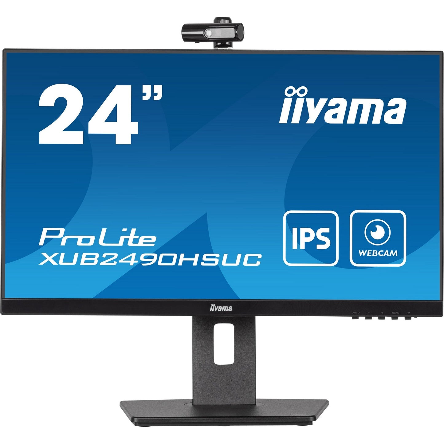 iiyama ProLite XUB2490HSUC-B5 24" IPS LCD Monitor with FHD Webcam