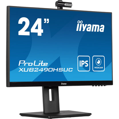 iiyama ProLite XUB2490HSUC-B5 24" IPS LCD Monitor with FHD Webcam