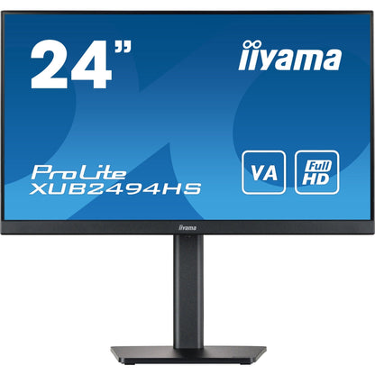 Iiyama ProLite XUB2494HS-B2 24” Full HD VA monitor with Height Adjust Stand