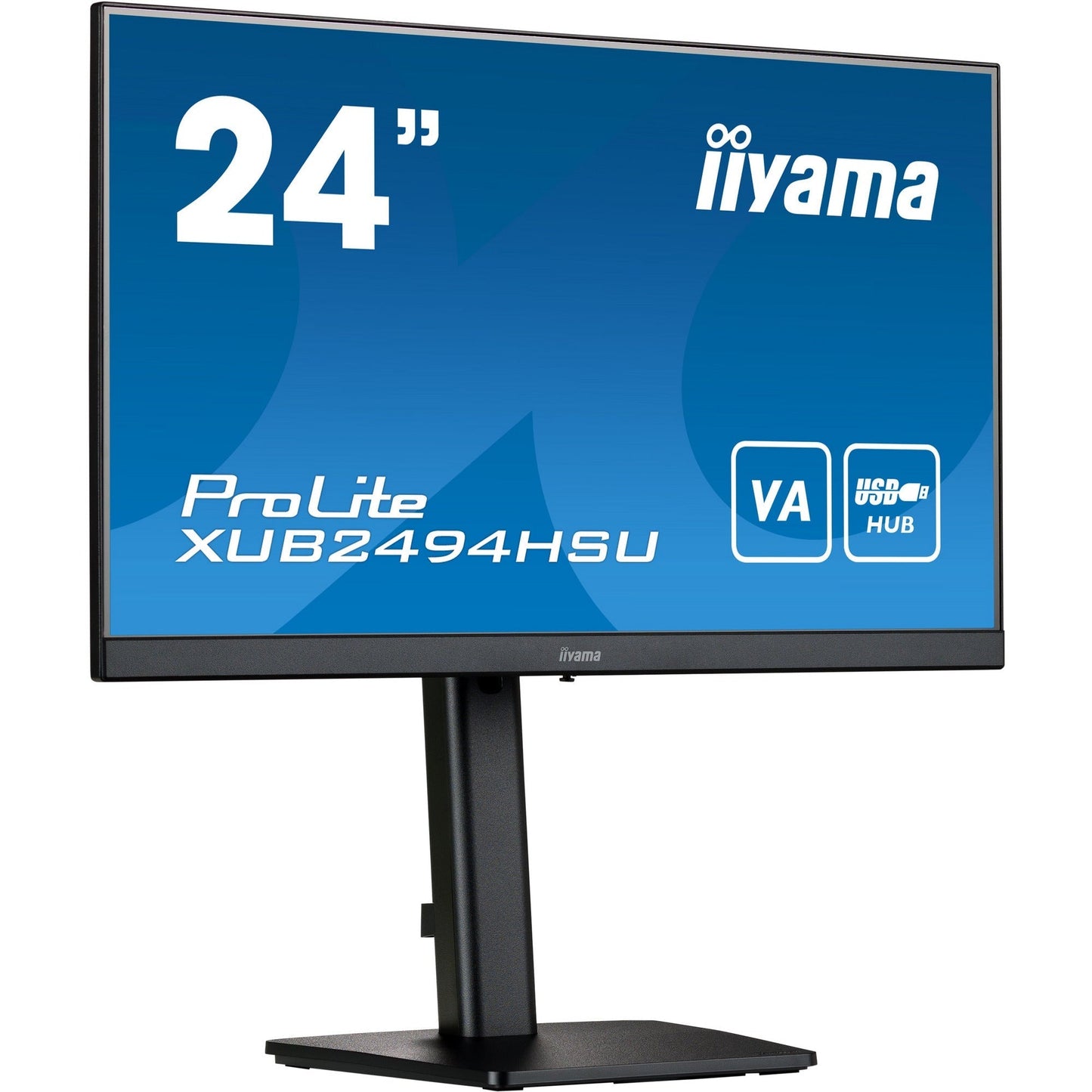 Iiyama ProLite XUB2494HSU-B2 24” Full HD monitor with VA panel and height adjustable stand