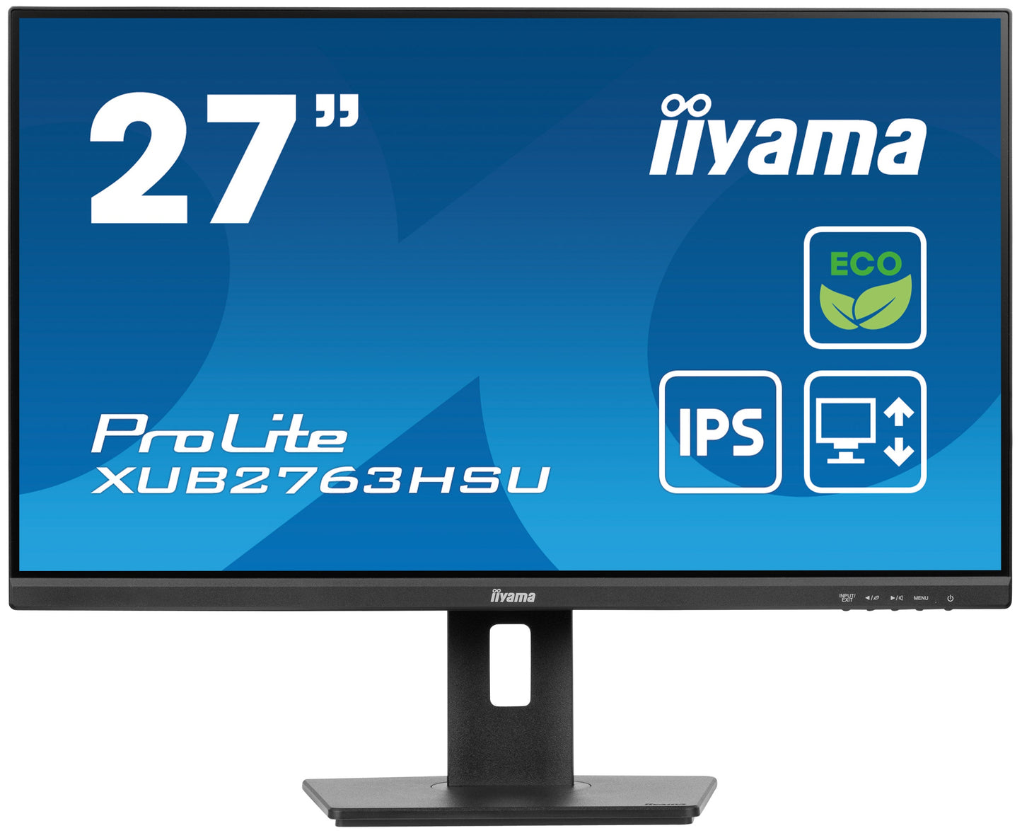 iiyama ProLite XUB2763HSU-B1 27” IPS, Full HD panel with B energy class