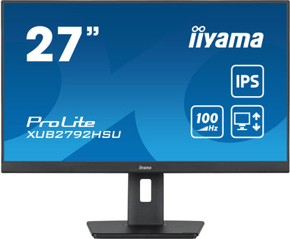 iiyama ProLite XUB2792HSU-B6 27" IPS 100Hz LED Full HD Display in Black