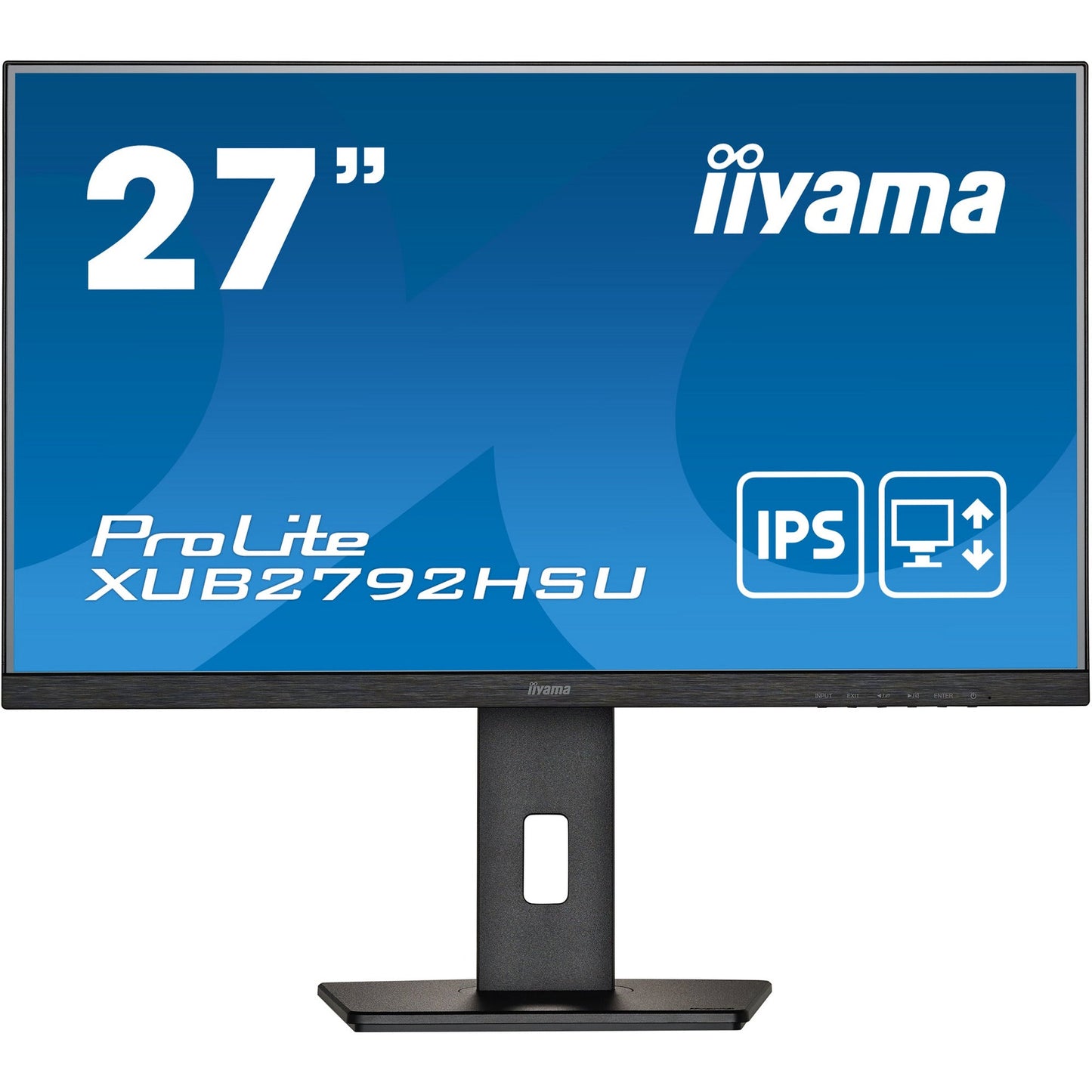 iiyama ProLite XUB2792HSU-B5 27” IPS monitor with Height Adjust Stand