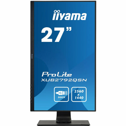 iiyama Prolite XUB2792QSN-B1 27’’ WQHD IPS Display with USB-C dock