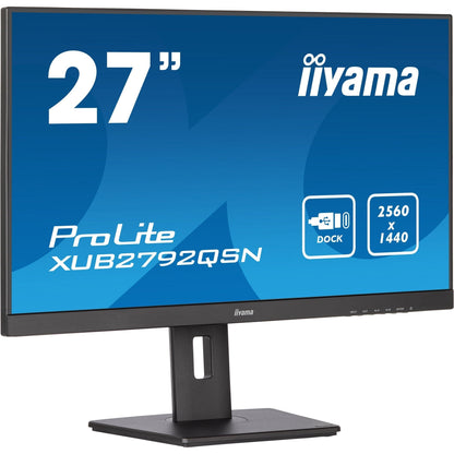 iiyama Prolite XUB2792QSN-B5 27’’ WQHD IPS Display with USB-C dock & RJ45 (LAN)