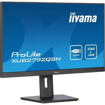 iiyama Prolite XUB2792QSN-B5 27’’ WQHD IPS Display with USB-C dock & RJ45 (LAN)