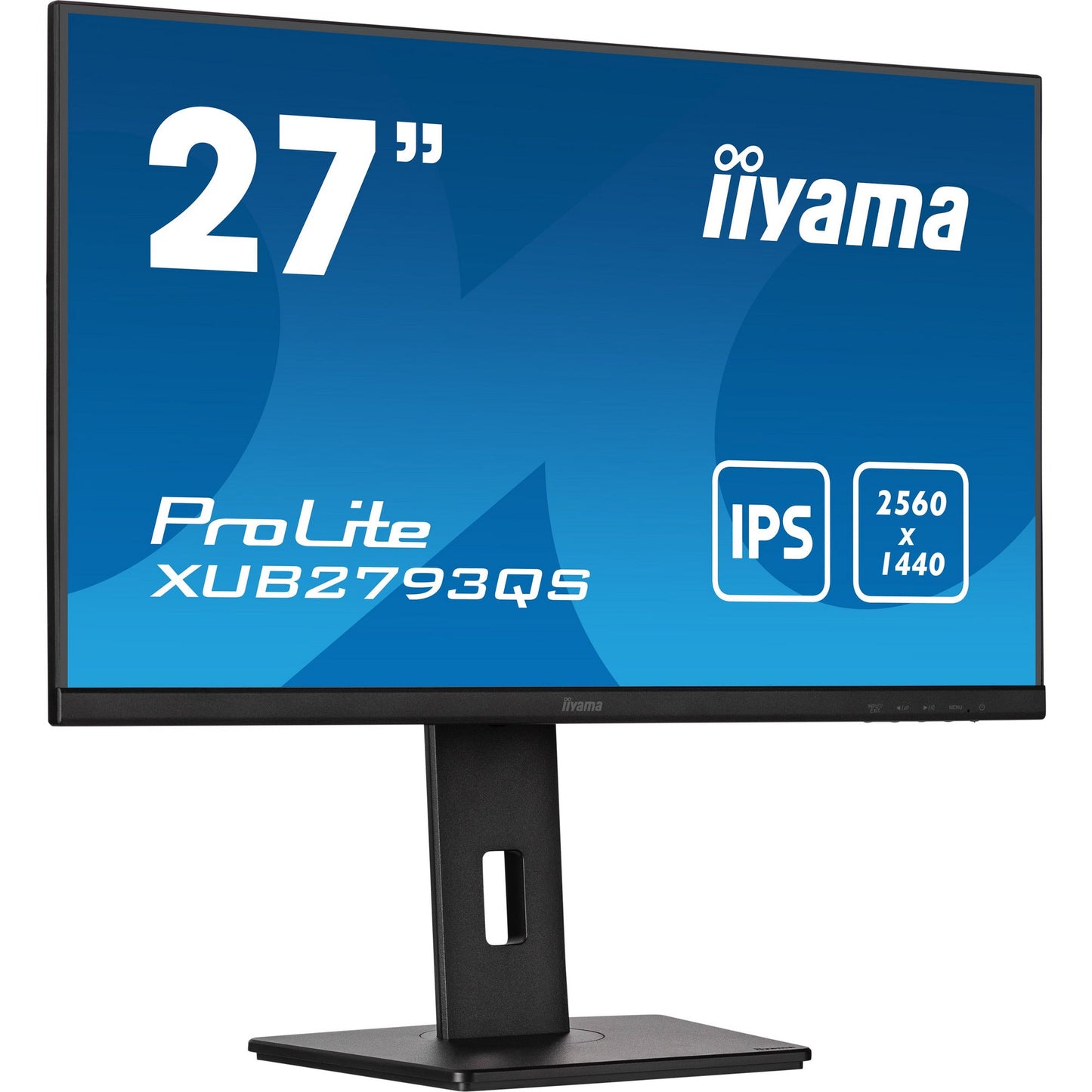 Iiyama ProLite XUB2793QS-B1 27” WQHD 2560 x 1440 IPS Monitor with Height Adjust Stand