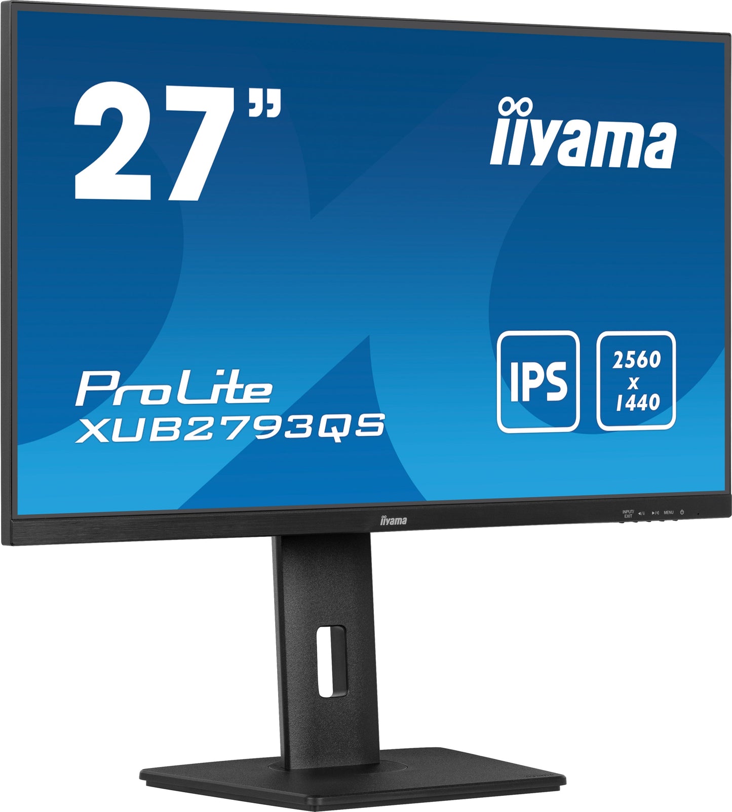 iiyama ProLite XUB2793QS-B6 27" IPS 100Hz WQHD Display with Height Adjust Stand