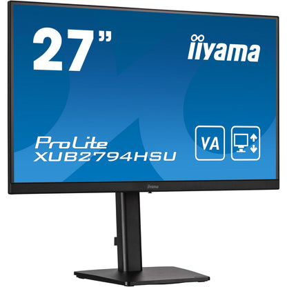 Iiyama ProLite XUB2794HSU-B1 27” Full HD VA monitor and Height Adjustable Stand