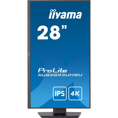 iiyama ProLite XUB2893UHSU-B5 28" IPS 4K Monitor with Height Adjust Stand