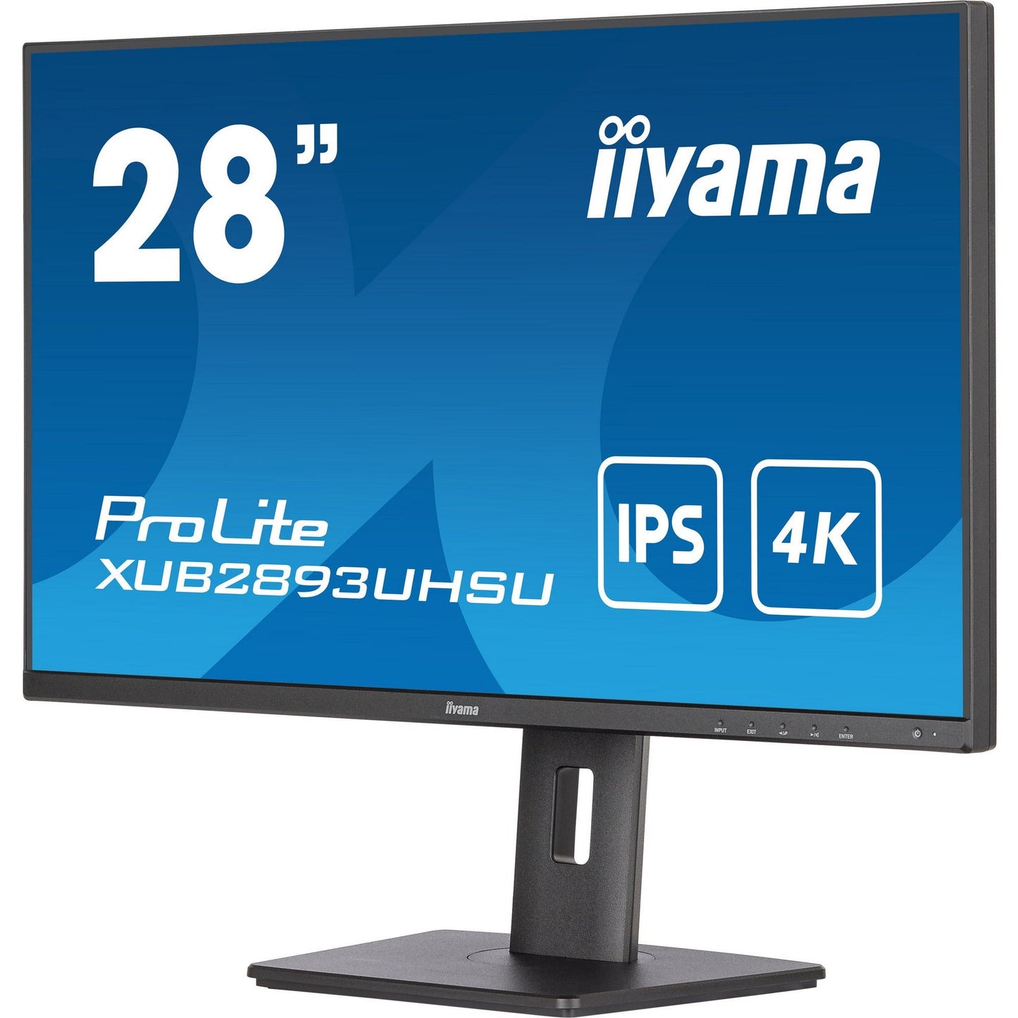 iiyama ProLite XUB2893UHSU-B5 28" IPS 4K Monitor with Height Adjust Stand