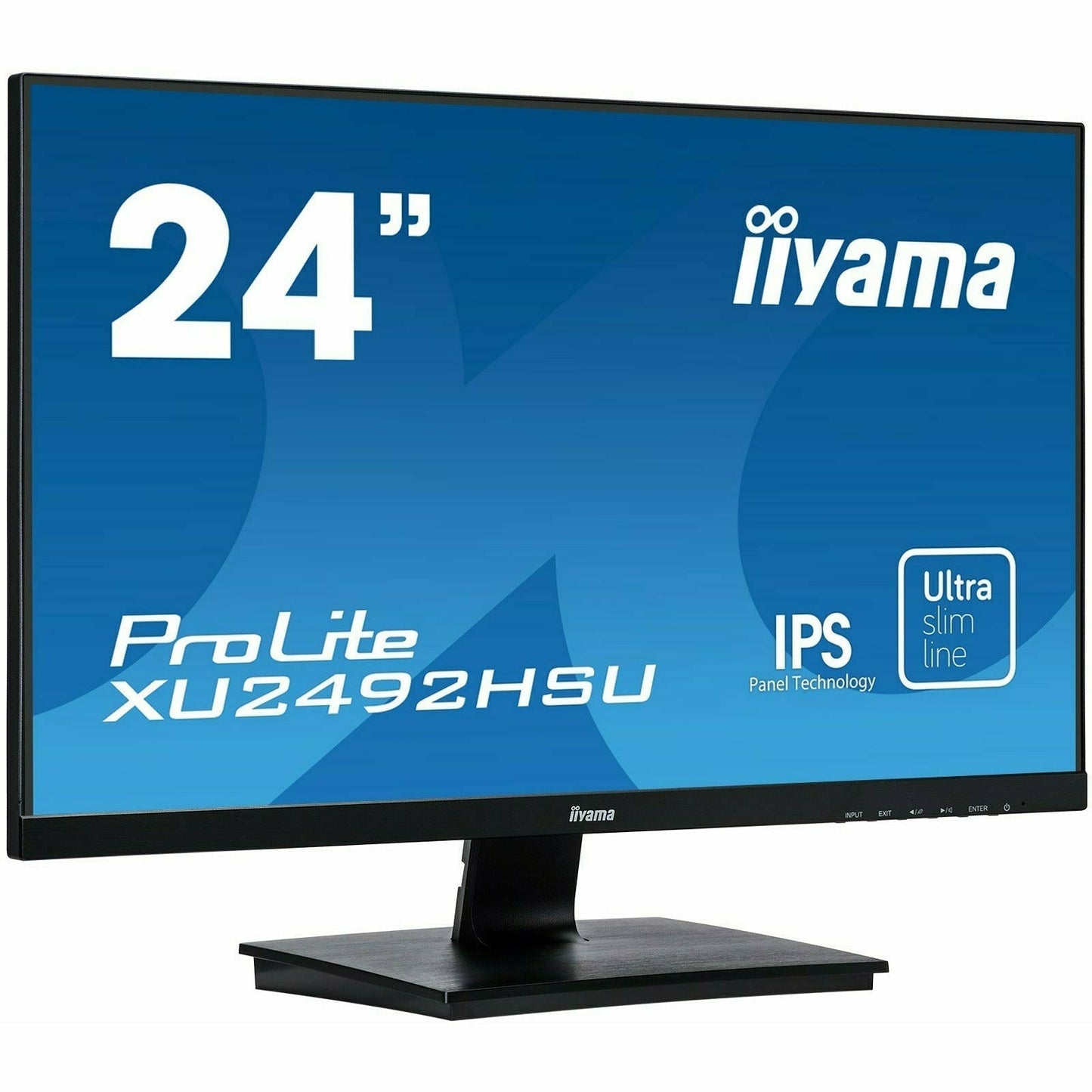 iiyama XU2492HSU-B1 24" IPS LCD Slim Bezel Monitor