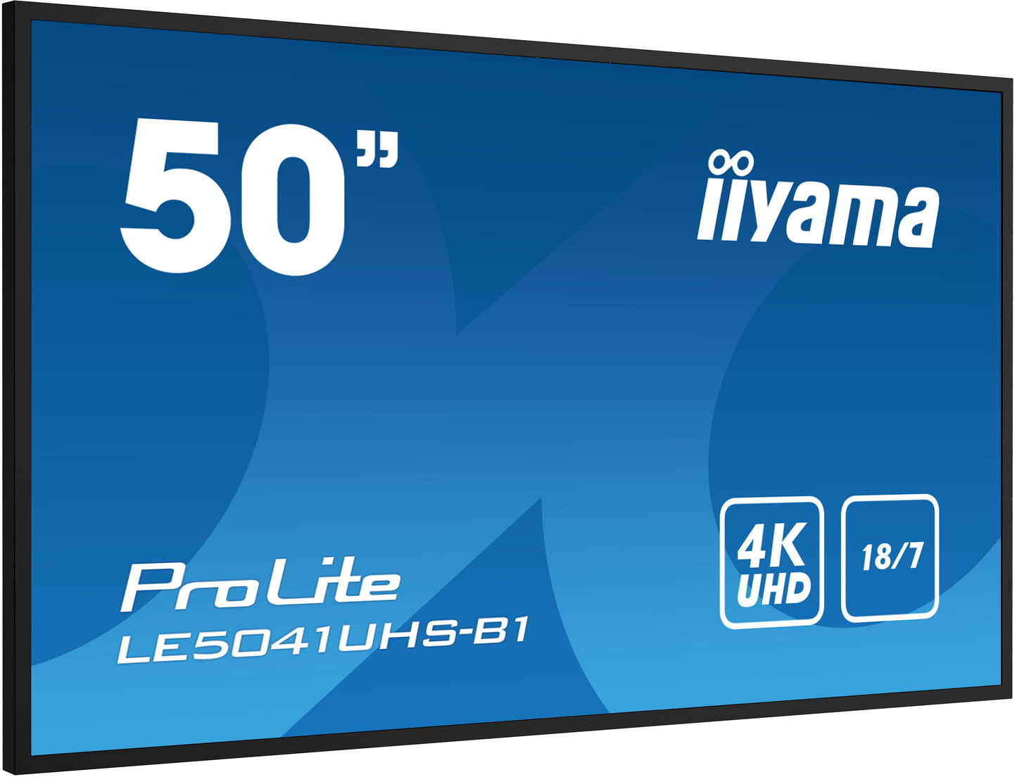 iiyama LE5041UHS-B1 Signage Display Digital signage flat panel 125.7 cm (49.5") LCD 350 cd/m² 4K Ultra HD Black 18/7