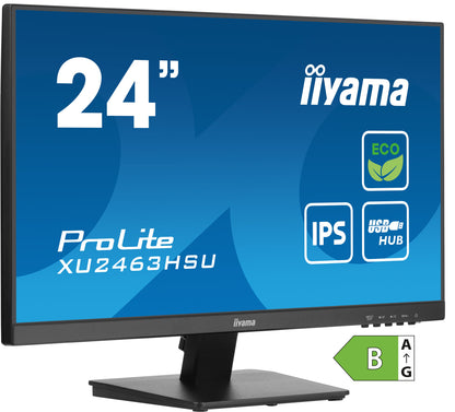 iiyama ProLite XU2463HSU-B1 24" IPS, Full HD panel with B energy class