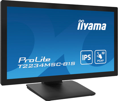 iiyama ProLite T2234MSC-B1S 22" Full HD 10pt PCAP IPS Touchscreen with Anti Fingerprint Coating