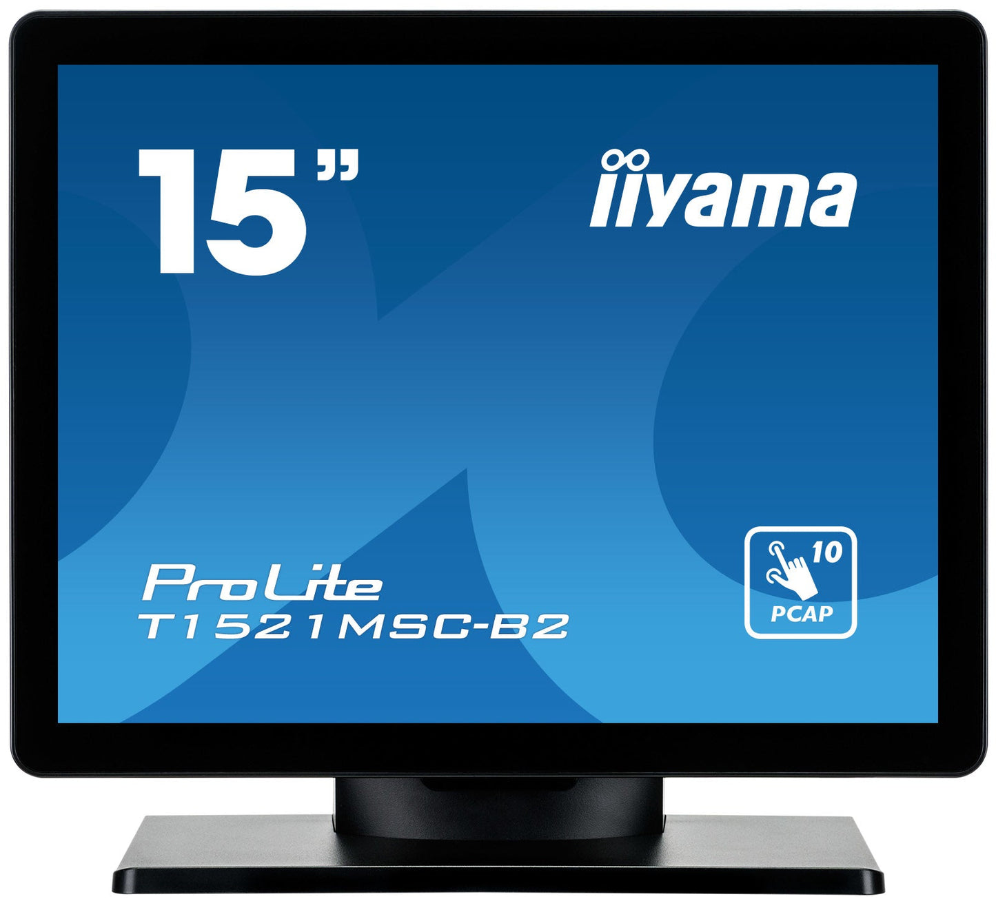 iiyama ProLite T1521MSC-B2 computer monitor 38.1 cm (15") 1024 x 768 pixels XGA LED Touchscreen Tabletop Black