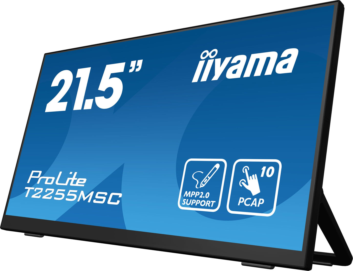 iiyama ProLite T2255MSC-B1 22" PCAP Full HD Touchscreen with Kickstand and MPP2.0 Pen Support