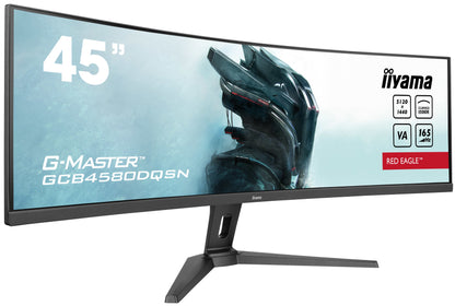 iiyama G-Master GCB4580DQSN-B1 45" Curved Dual QHD LED Red Eagle Gaming Monitor