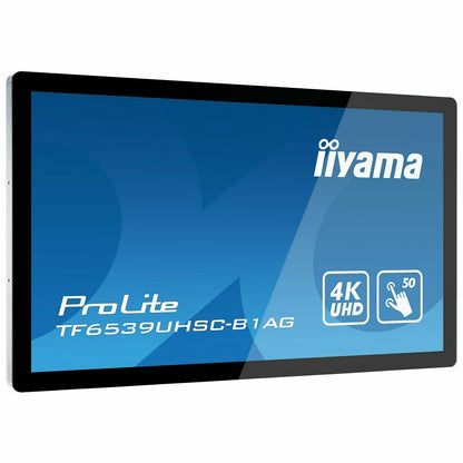 iiyama TF6539UHSC-B1AG 65" Open Frame PCAP 50pt Touch IPS 4K LFD with Anti Glare, 24/7 Operation, IPX1 rated