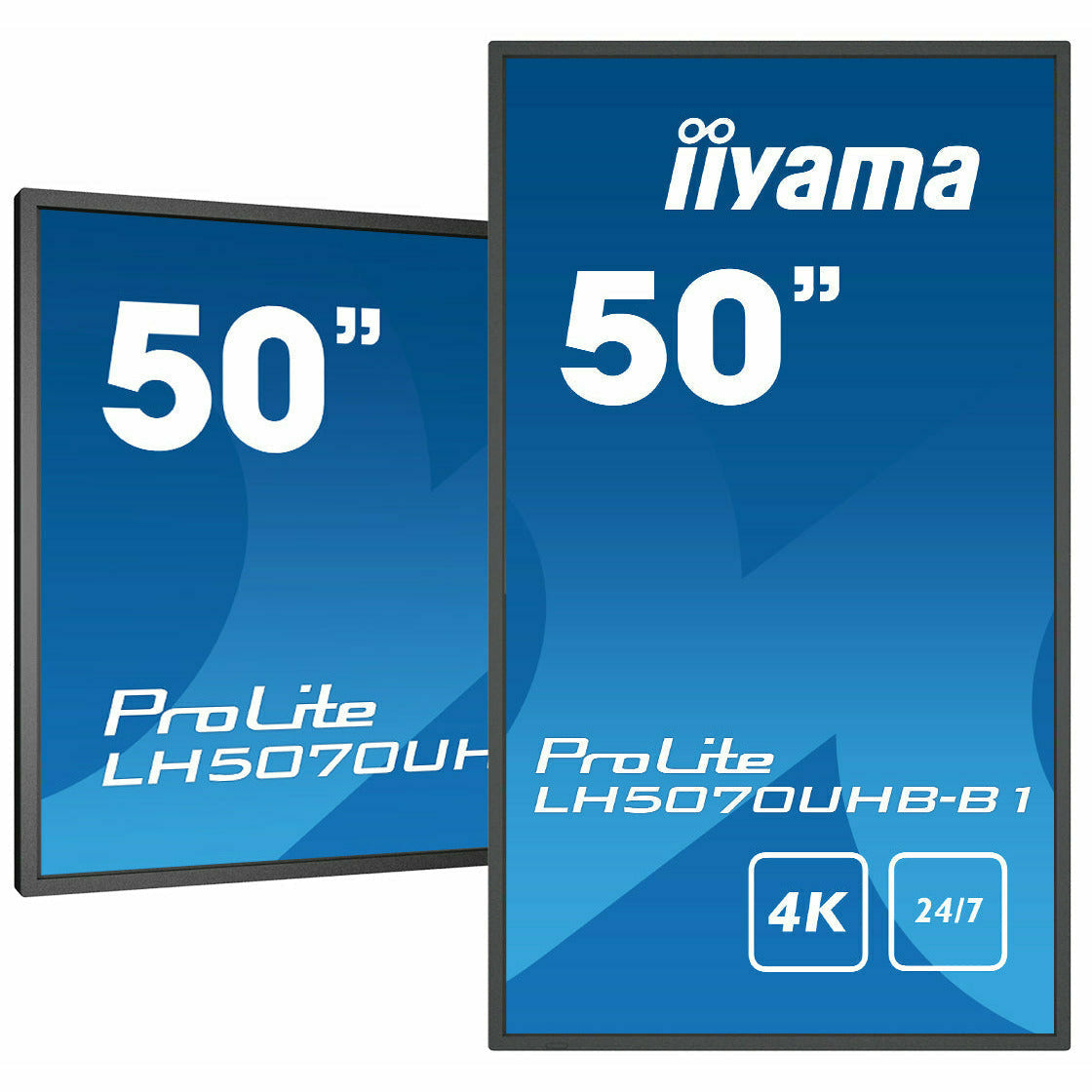 iiyama ProLite LH5070UHB-B1 50" Large Format Display with 24/7, 4K UHD, Android 9.0 and 700cd/m² High Brightness