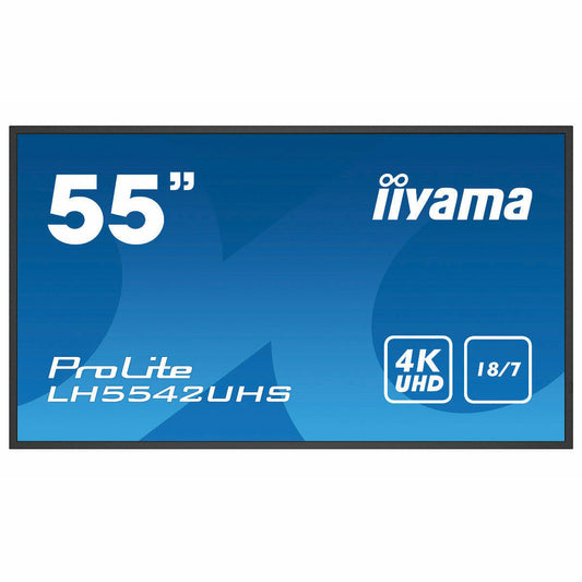 iiyama ProLite LH5542UHS-B3 55" IPS 4K LFD 18/7 with Android 8.0 and iiyama N-sign integrated Signage Platform