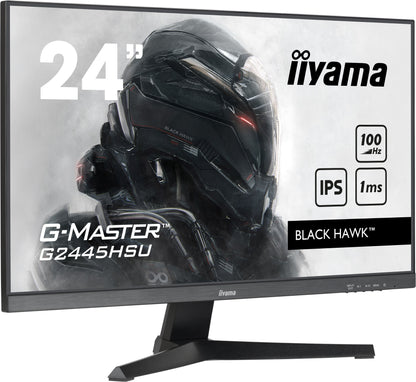 iiyama G-MASTER G2445HSU-B1 24" Monitor with IPS Panel Technology and 1ms MPRT