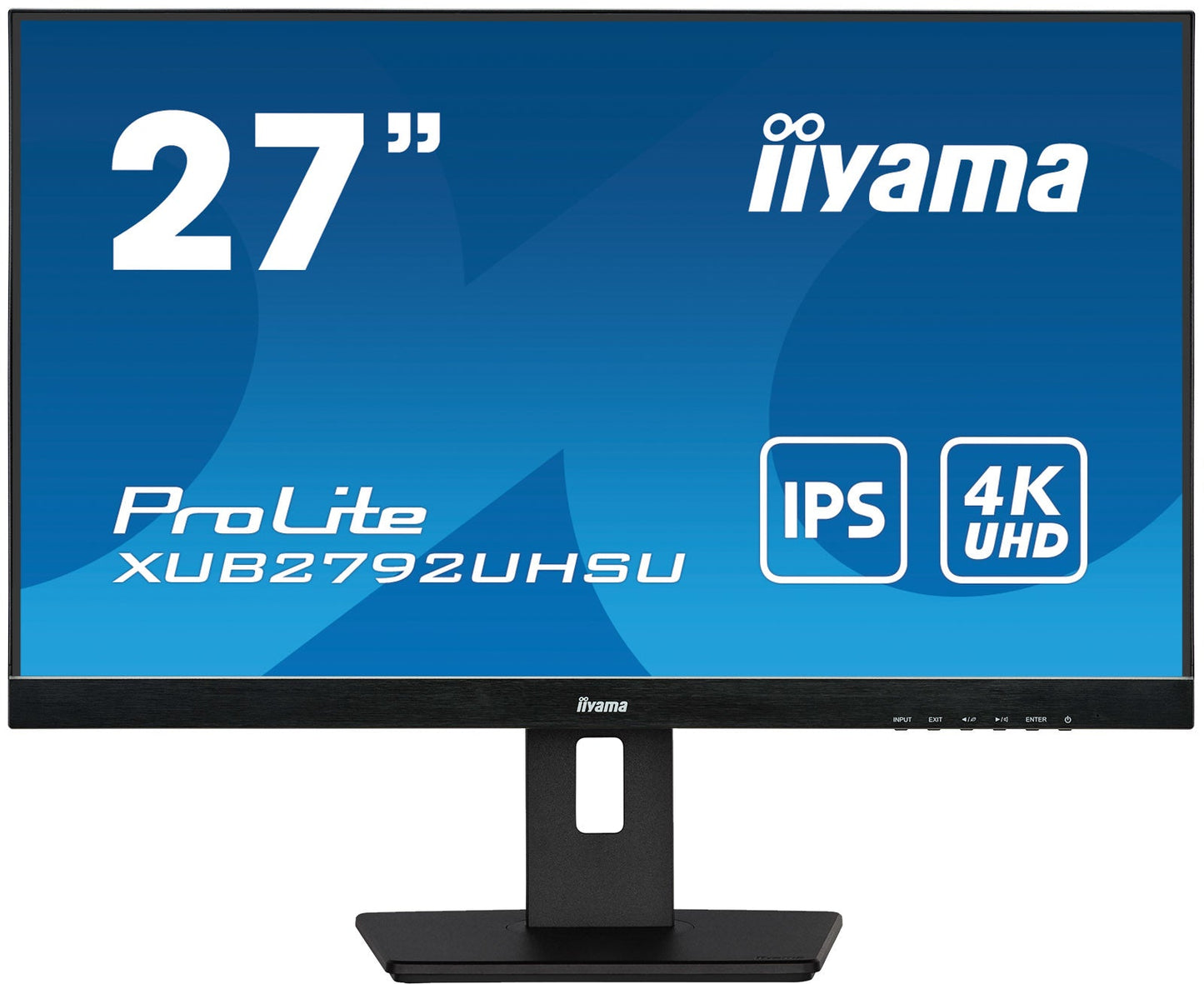 iiyama ProLite XUB2792UHSU-B5 27’’ IPS panel technology, ultra slim monitor featuring 4K resolution