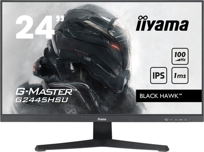 iiyama G-MASTER G2445HSU-B1 24" Monitor with IPS Panel Technology and 1ms MPRT