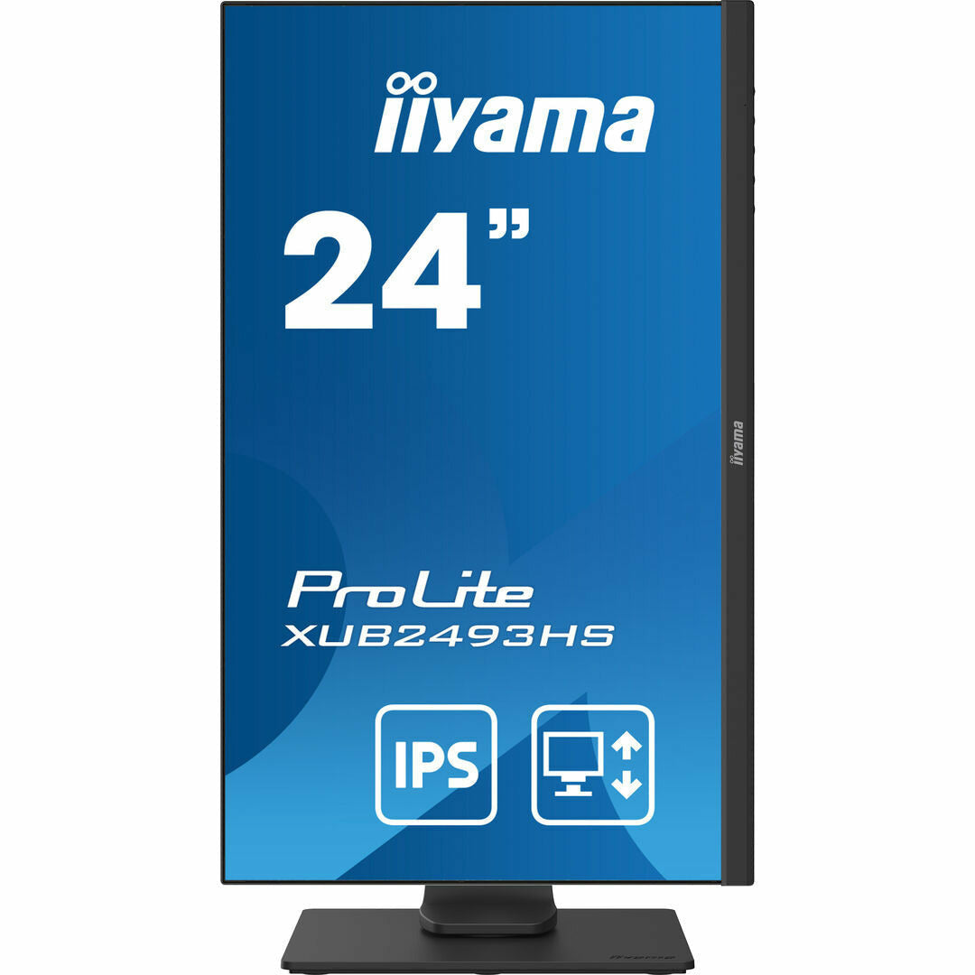 iiyama ProLite XUB2493HS-B5 24" IPS LCD Monitor with Height Adjust Stand