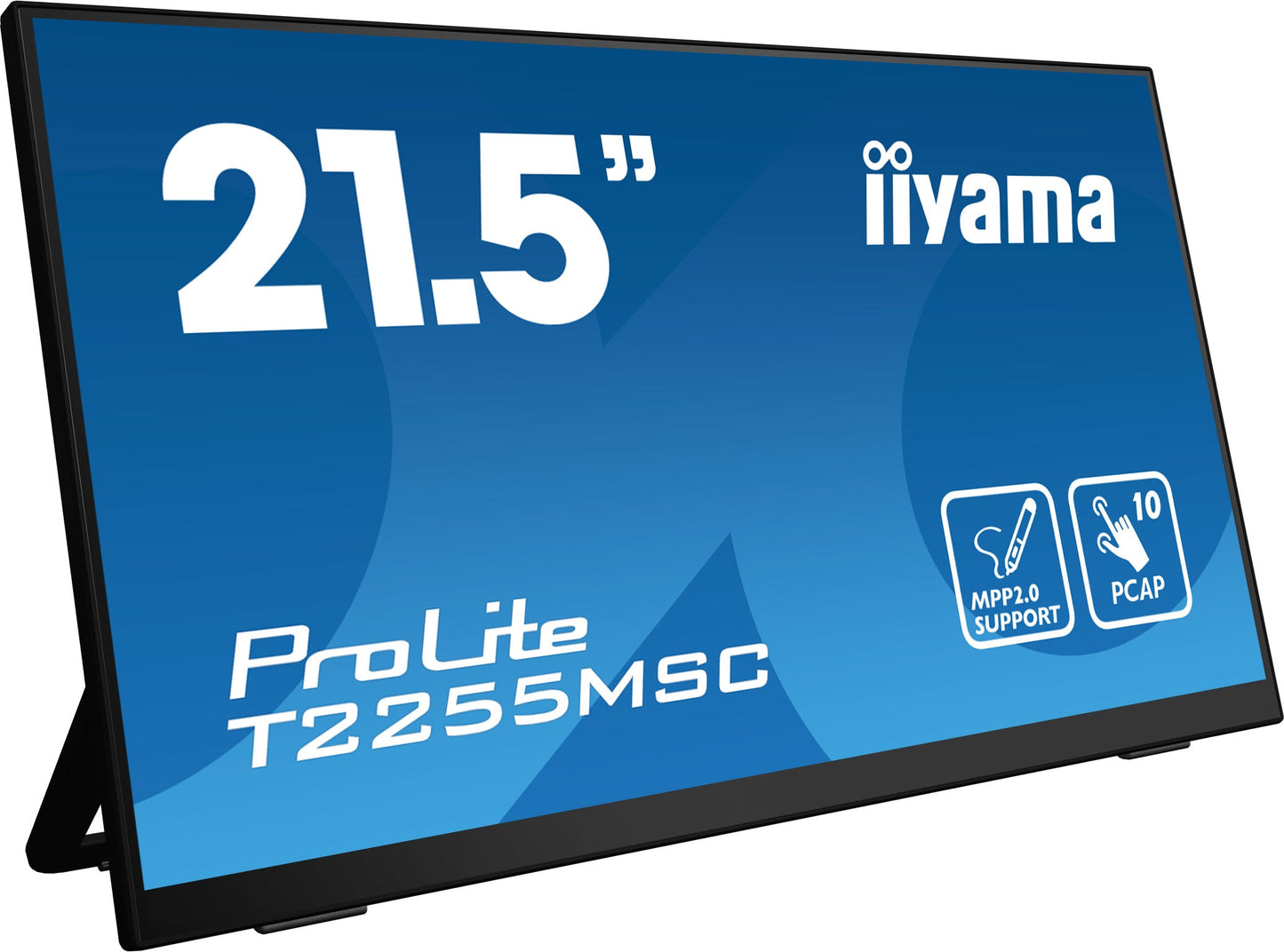 iiyama ProLite T2255MSC-B1 22" PCAP Full HD Touchscreen with Kickstand and MPP2.0 Pen Support