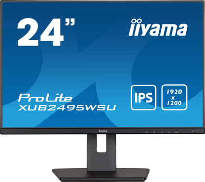 iiyama ProLite XUB2495WSU-B5 24" 1920 x 1200 pixels IPS Desktop Monitor