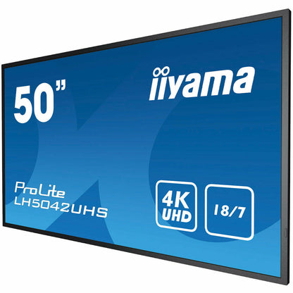 iiyama ProLite LH5042UHS-B3 50" 18/7 with Android 8.0 and iiyama N-sign integrated Signage Platform