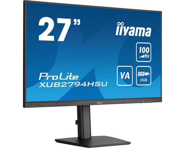 iiyama ProLite XUB2794HSU-B6 27" Full HD VA panel with 100Hz refresh rate and 150mm height adjustable stand