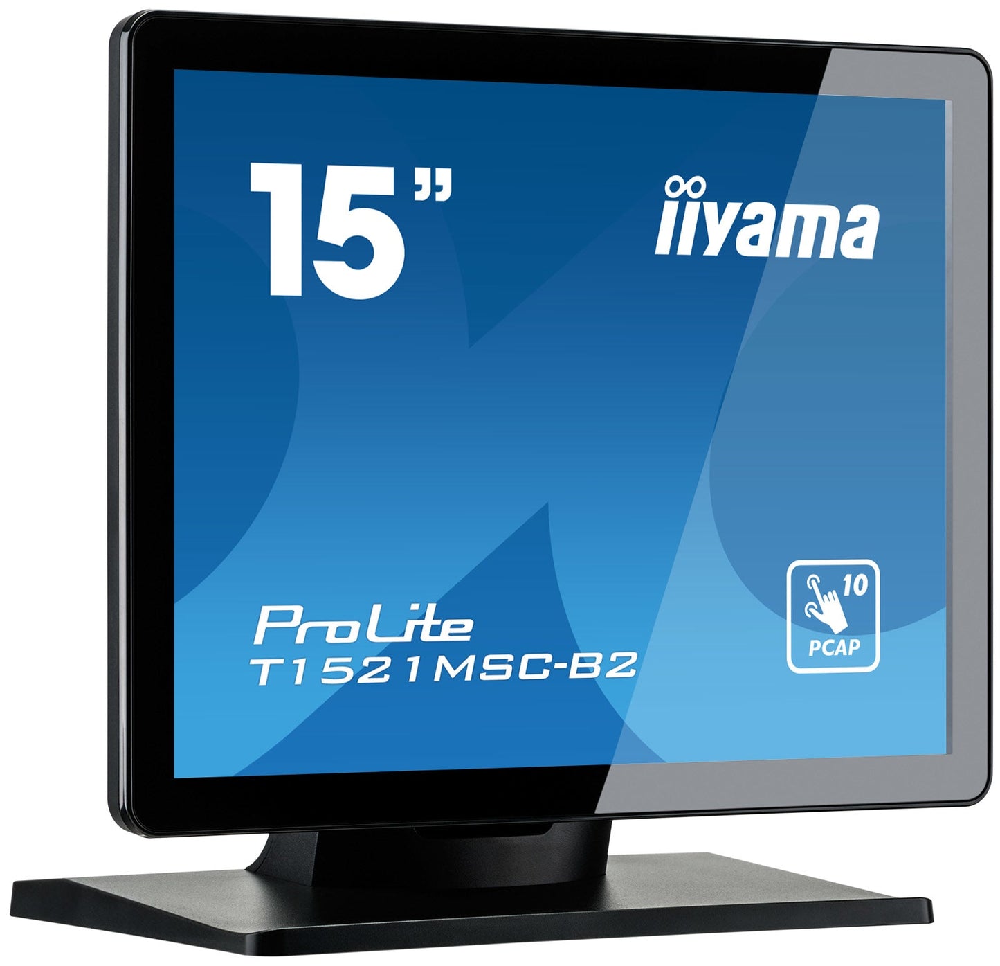 iiyama ProLite T1521MSC-B2 computer monitor 38.1 cm (15") 1024 x 768 pixels XGA LED Touchscreen Tabletop Black